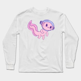 Astronaut Axolotl Long Sleeve T-Shirt